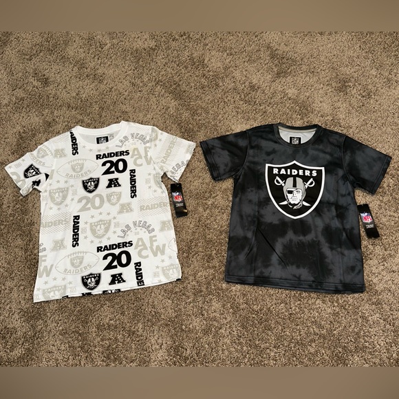 NWT NFL LAS VEGAS RAIDERS JERSEY/TEE BUNDLE - Picture 2 of 7